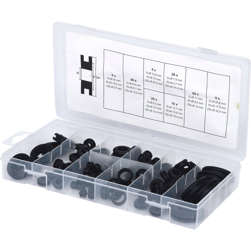 KS Tools Sortiment Gummi-Durchgangstüllen