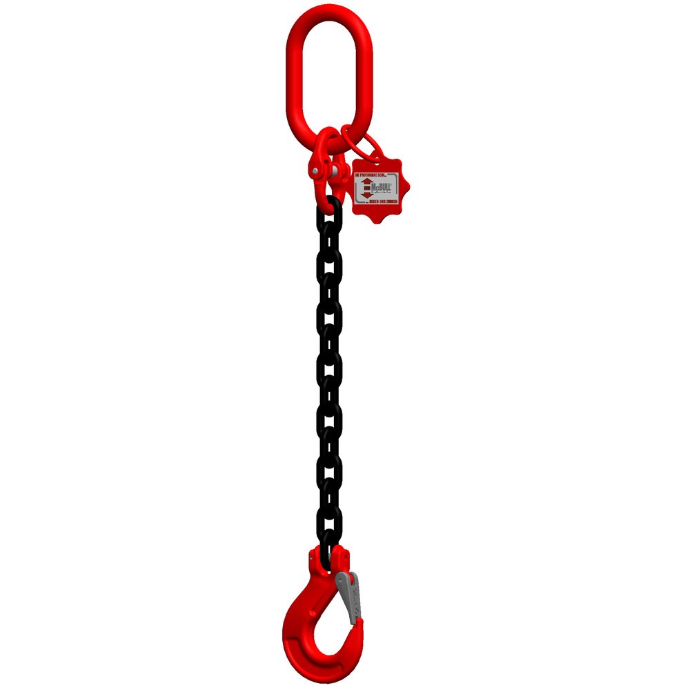 McBULL® 1-Strang-Kettengehänge, GK8, Nutzlänge 1.000-2.000 mm, Tragkraft 1.120-5.300 kg