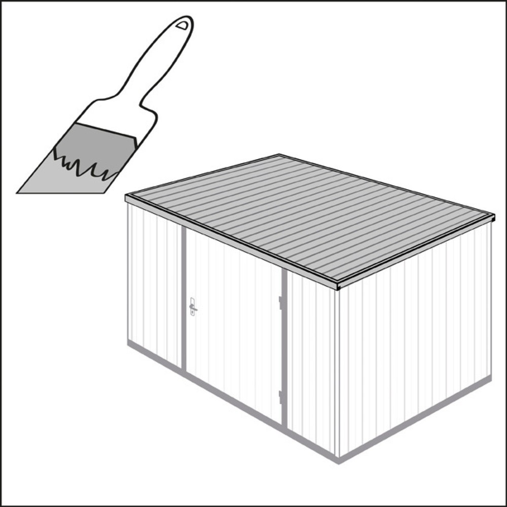 Mehrpreis Dachoberflächenlackierung