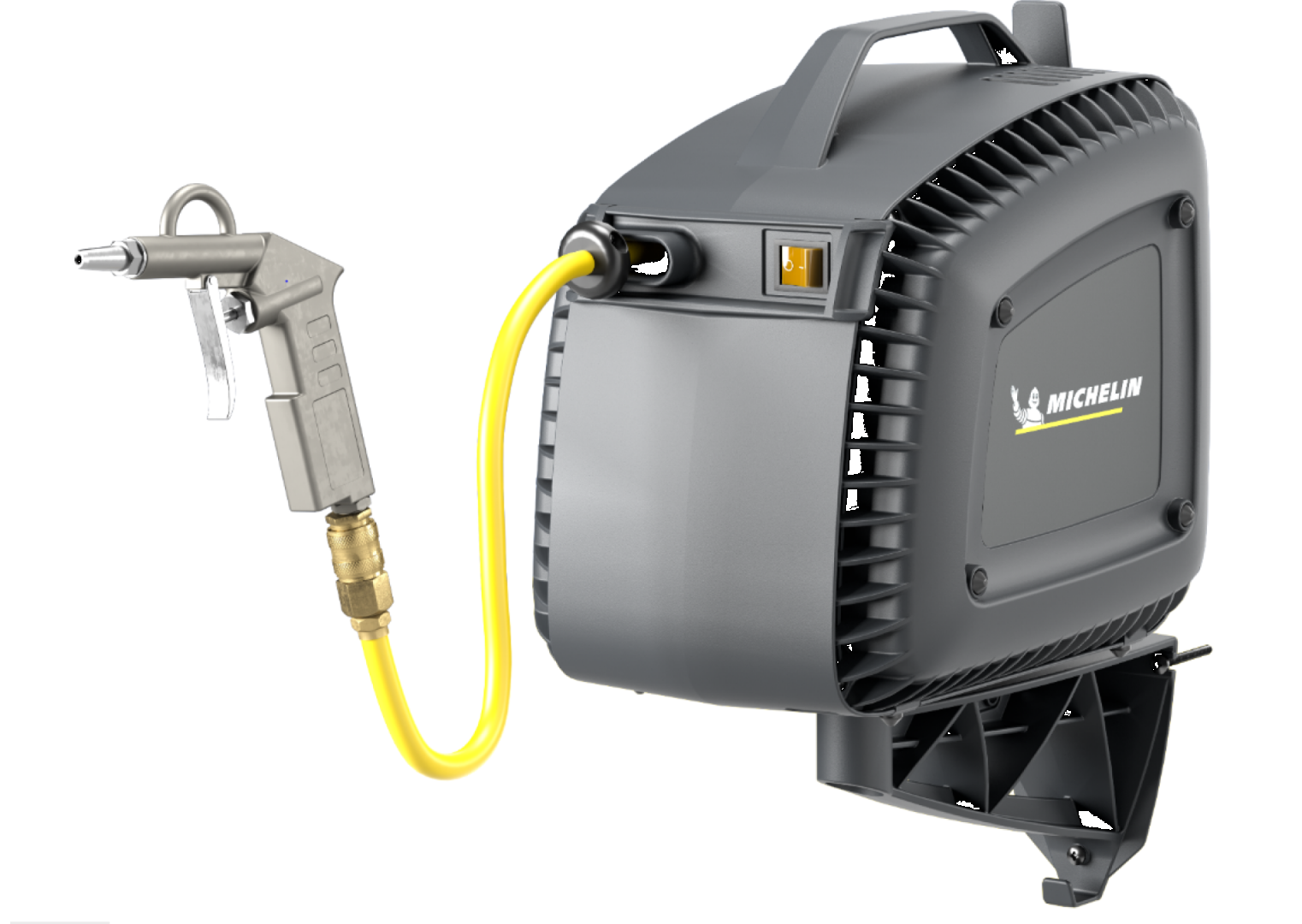 Michelin 7-Meter-Luftaufroller mit integriertem ölfreien 1,5-PS-Kompressor