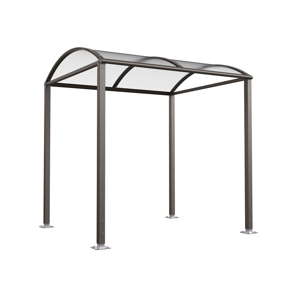 PROCITY® Fahrradüberdachung M, Grundmodell, ohne Verkleidung