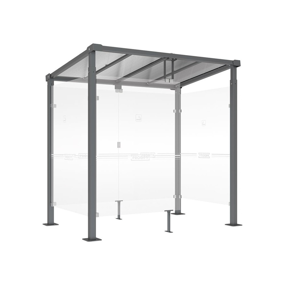 PROCITY® Raucherunterstand Milano, Tiefe 1.560 mm