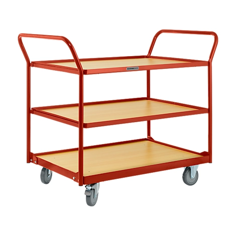 Schäfer Shop Pure Tischwagen mit 3 Etagen, 1236 x 700 x 1032 mm