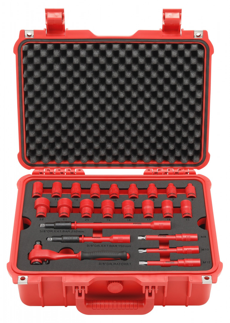 Sonic 50-teiliger professioneller VDE-Werkzeugkoffer