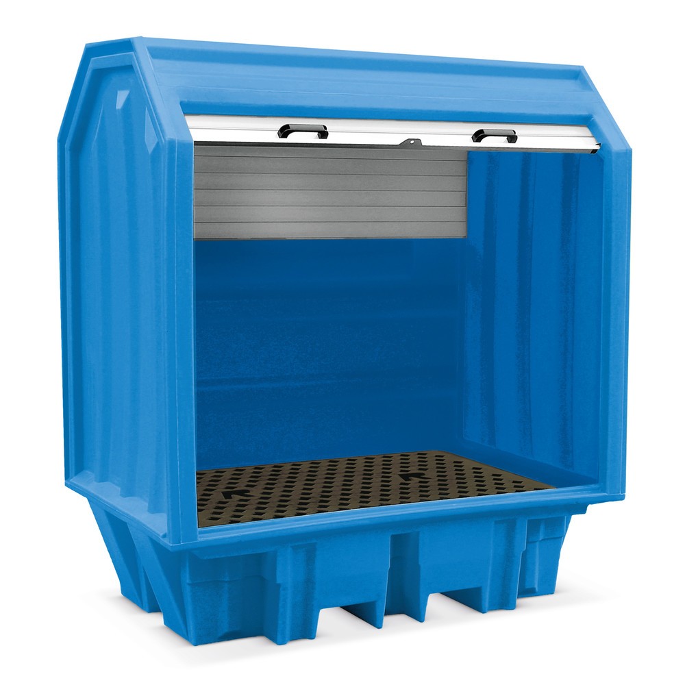 Steinbock® Gefahrstoff-Depot aus PE, Rolltor